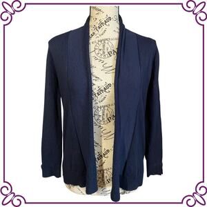 Zara Knitwear Winter Collection Black Open Cardigan XS